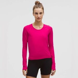 Lululemon Swiftly Tech Long Sleeve Shirt 2.0 Race size 4/6 Passionate PSNT